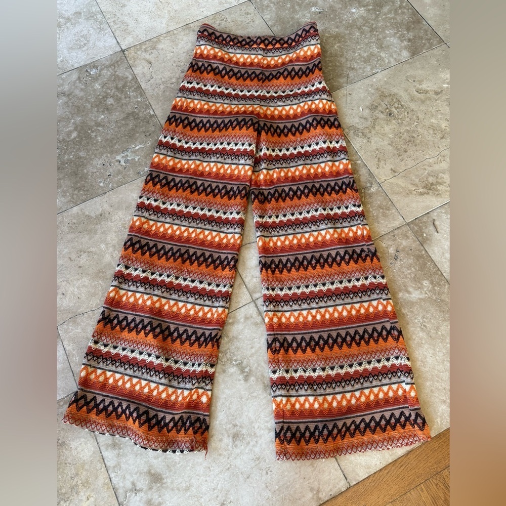 TCEC ladies flared sided zip pants excellent condition boutique pants lined - Picture 3 of 13